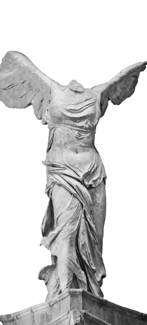 Winged Victory of Samothrace sculpture
